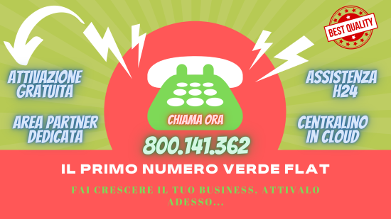 Numero verde attivazione