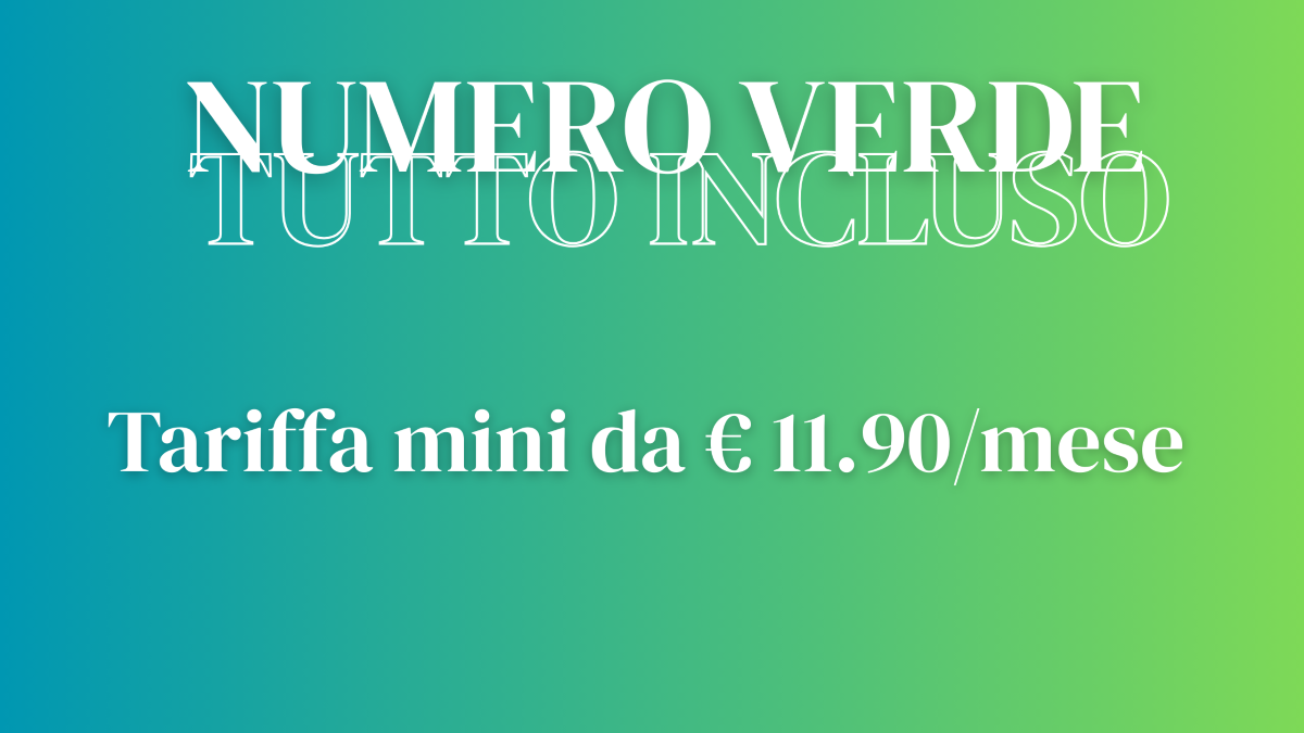 Numero verde tariffa mini